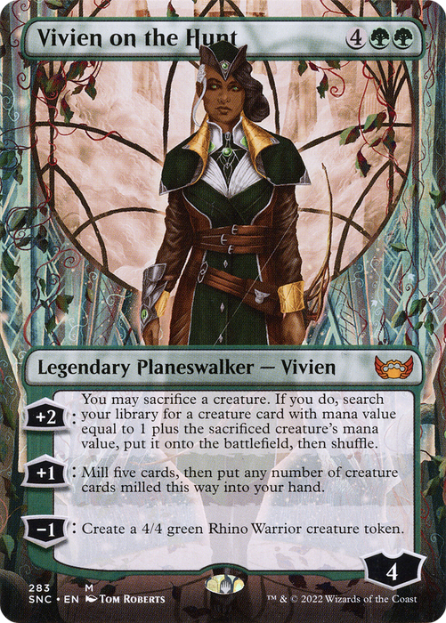 Vivien on the Hunt (SNC-283) - mythic (Borderless) - Foil