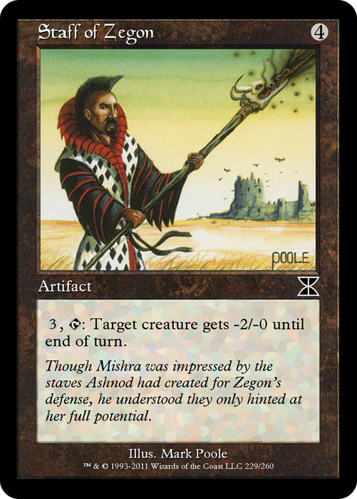 Staff of Zegon (ME4-229) - common - Foil