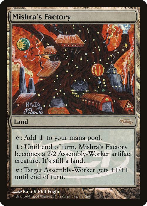 Mishra's Factory (JDG-004) - rare - Foil