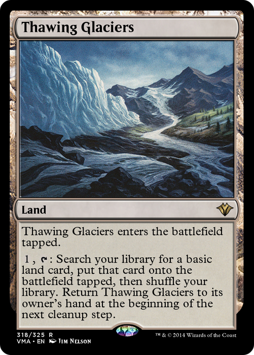Thawing Glaciers (VMA-318) - rare - Foil