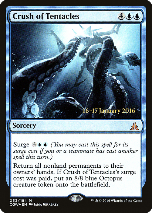 Crush of Tentacles (PRE-53S) - mythic - Foil