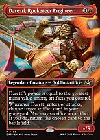 Daretti, Rocketeer Engineer (DFT-358) - rare (Borderless) - Foil