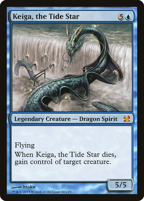 Keiga, the Tide Star (MMA-048) - mythic - Foil