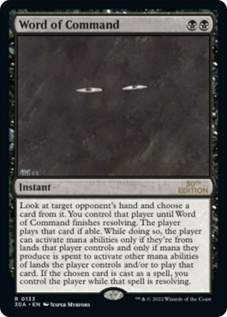 Word of Command (30A-133) - rare