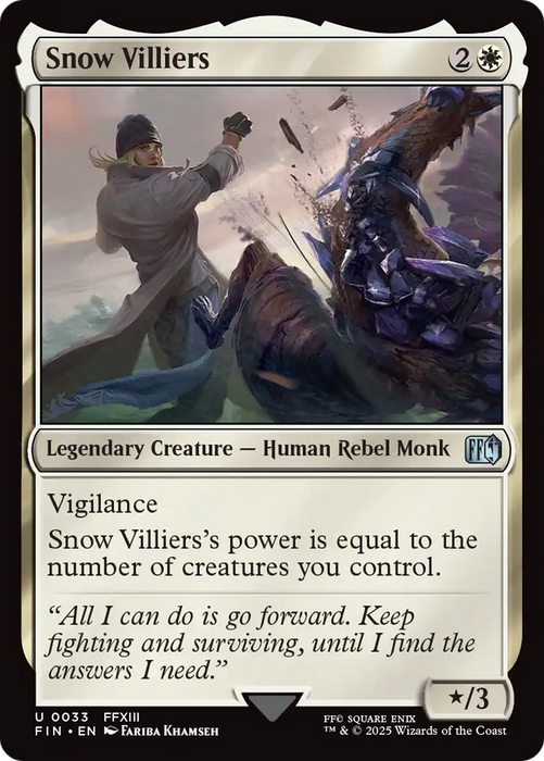 Snow Villiers (FIN-033) - uncommon - Foil