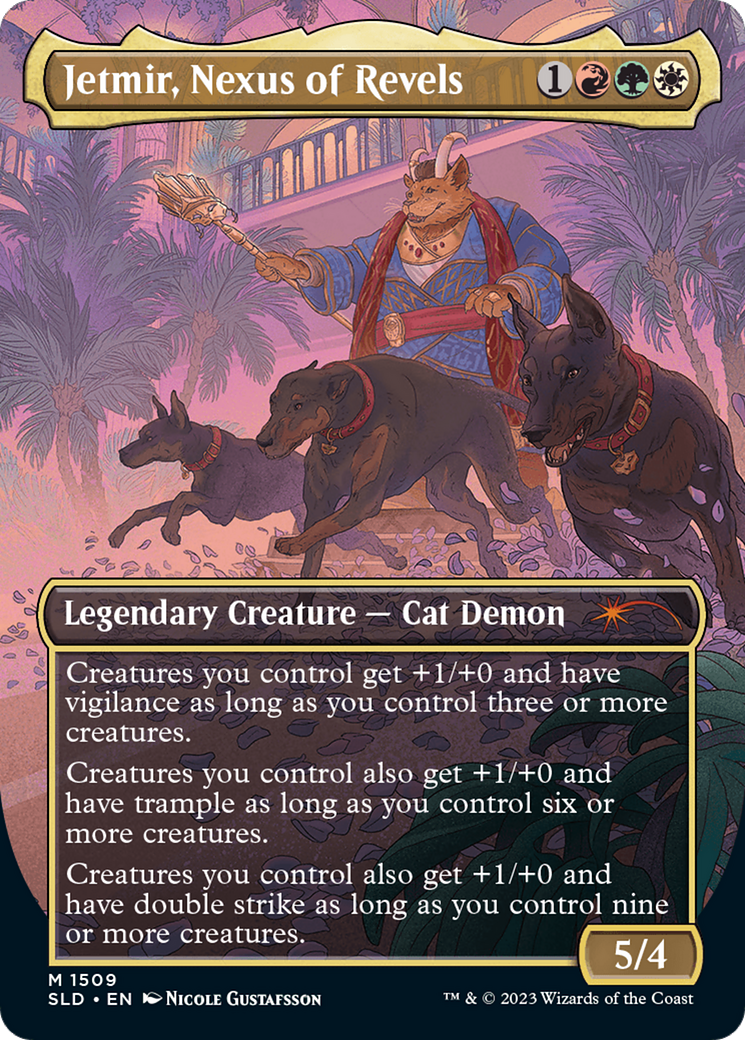 Jetmir, Nexus of Revels // Jetmir, Nexus of Revels (SLD-1555) - mythic (Borderless)