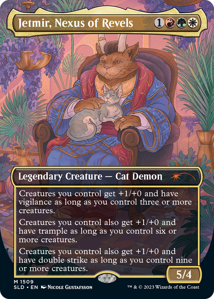 Jetmir, Nexus of Revels // Jetmir, Nexus of Revels (SLD-1555) - mythic (Borderless)