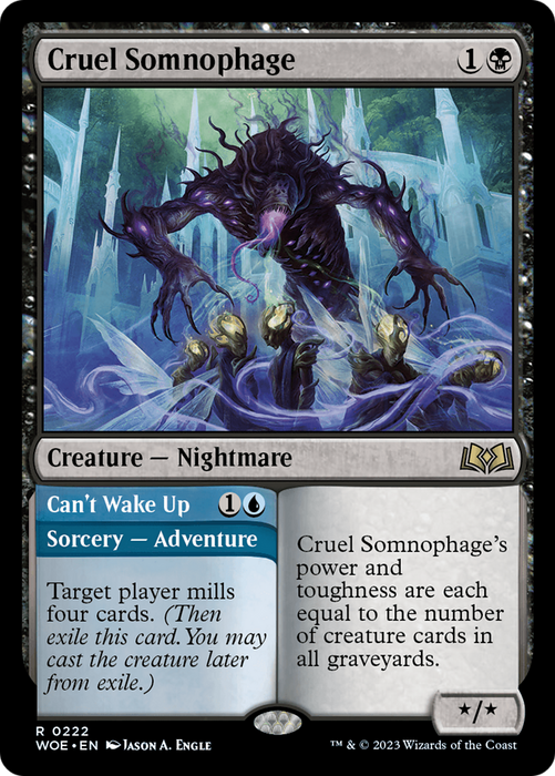 Cruel Somnophage // Can't Wake Up (WOE-222) - rare - Foil
