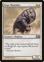 Siege Mastodon (M12-034) - common - Foil