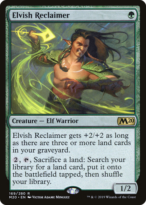 Elvish Reclaimer (M20-169) - rare - Foil