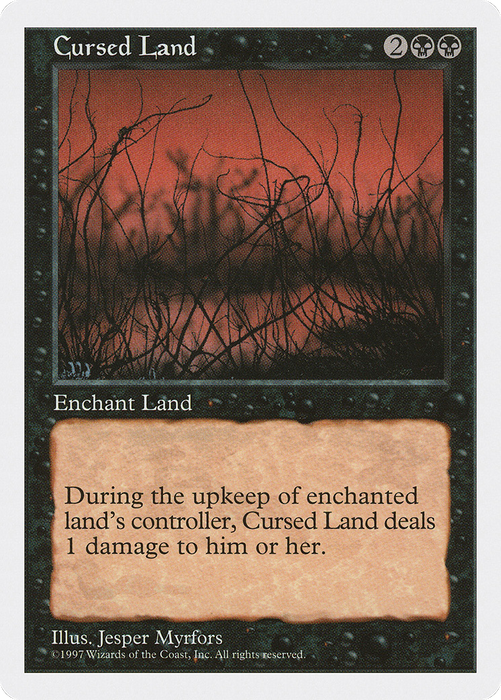 Cursed Land (5ED-152) - uncommon