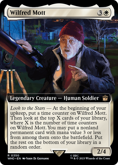 Wilfred Mott (WHO-350) - rare: (Extended Art) - Foil