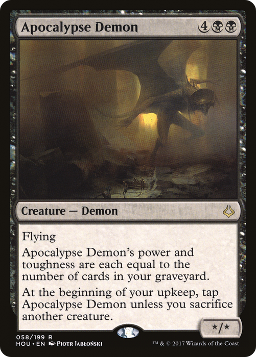 Apocalypse Demon (HOU-058) - rare - Foil