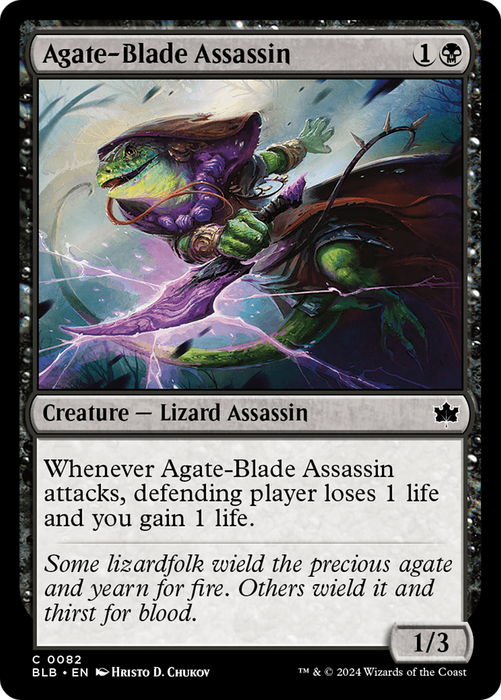 Agate-Blade Assassin (BLB-082) - common - Foil