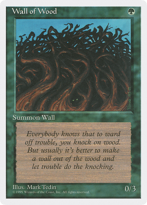 Wall of Wood (4ED-284) - common