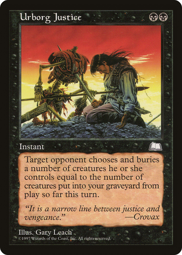 Urborg Justice (WTH-084) - rare
