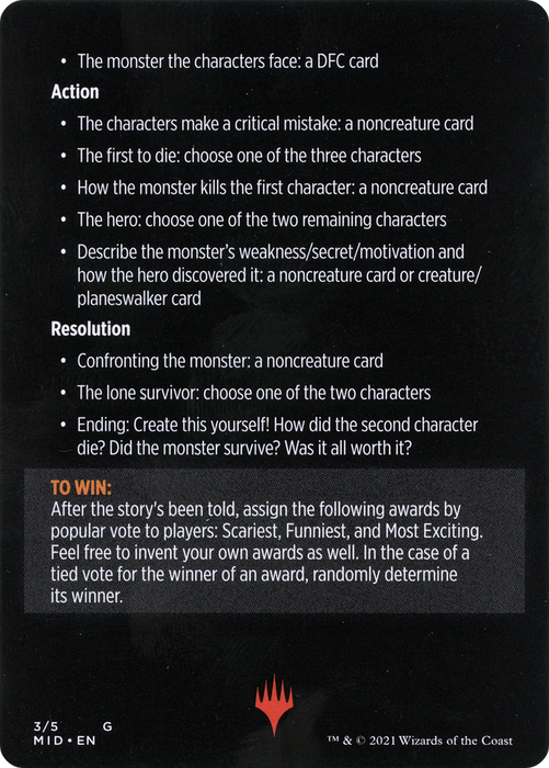 Into the Story: Horror Edition // Into the Story (cont'd) (MMID-003) - common - Foil