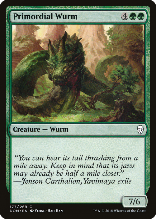 Primordial Wurm (DOM-177) - common - Foil
