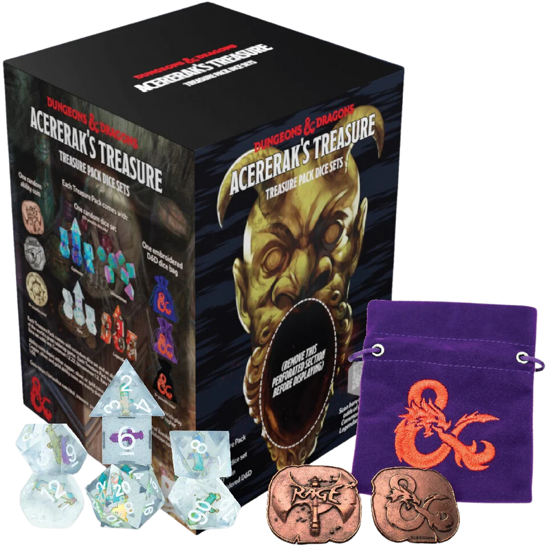 Acererak's Treasure Packs (ensemble de 7 dés)