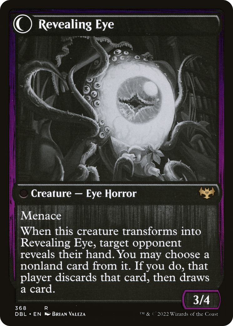 Concealing Curtains // Revealing Eye (DBL-368) - rare: (Double Faced Transform)