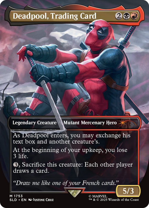 Deadpool, Trading Card (SLD-1753) - mythic