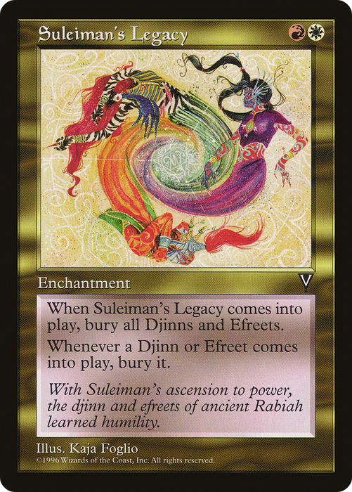 Suleiman's Legacy (VIS-138) - rare