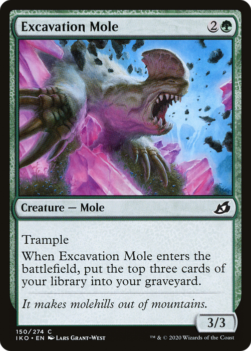 Excavation Mole (IKO-150) - common - Foil
