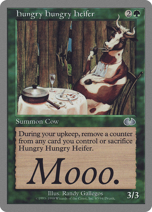 Hungry Hungry Heifer (UGL-063) - uncommon
