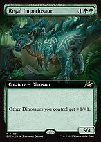 Regal Imperiosaur (DFT-389) - rare: (Extended Art) - Foil