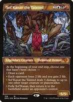 Sol'Kanar the Tainted (DMU-318) - mythic: (Showcase)