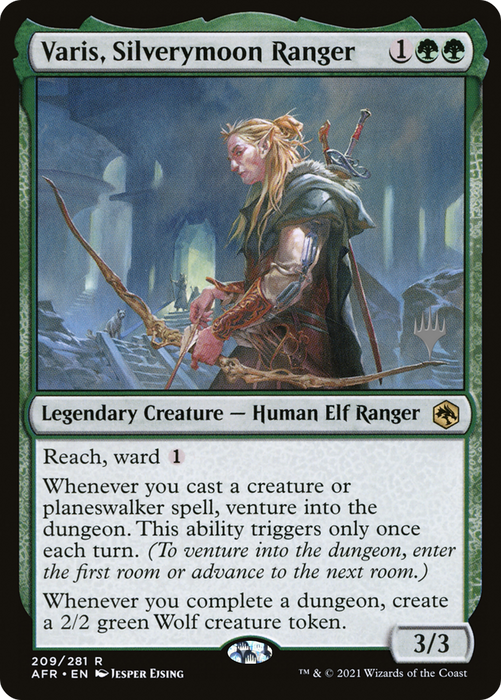 Varis, Silverymoon Ranger (PPAFR-209P) - rare - Foil