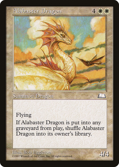 Alabaster Dragon (WTH-002) - rare