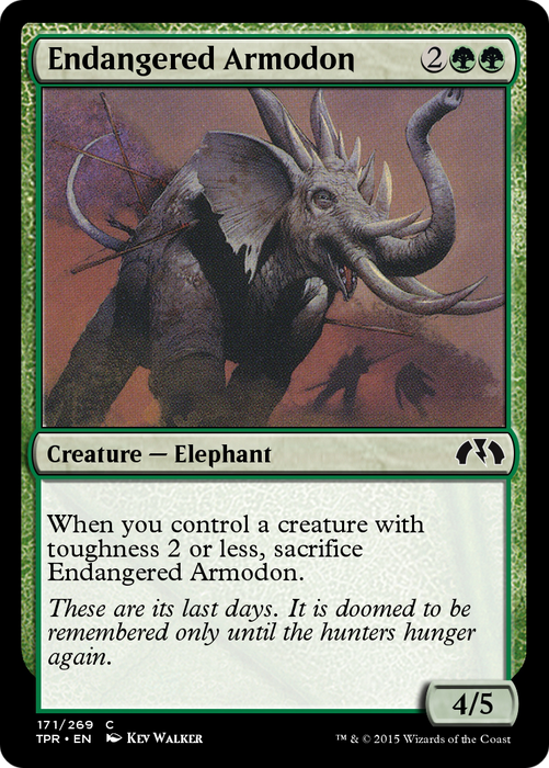 Endangered Armodon (TPR-171) - common - Foil