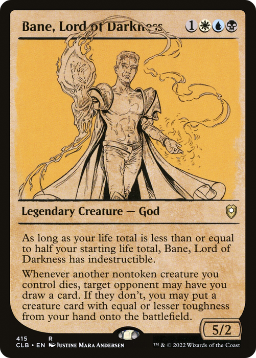 Bane, Lord of Darkness (CLB-415) - rare: (Showcase) - Foil