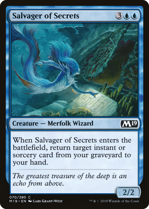 Salvager of Secrets (M19-070) - common