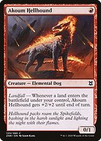 Akoum Hellhound (ZNR-133) - common