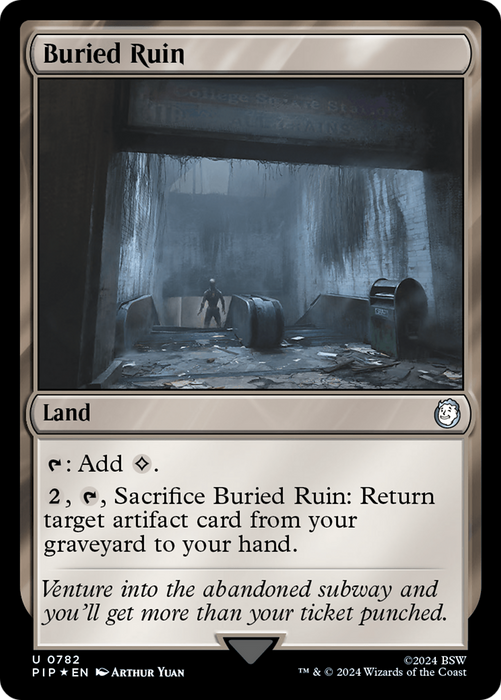 Buried Ruin (PIP-782) - uncommon - Foil