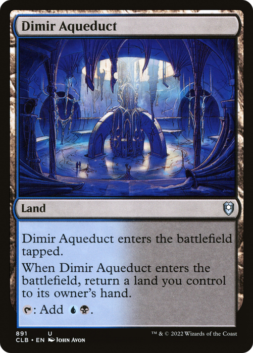 Dimir Aqueduct (CLB-891) - uncommon