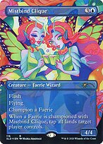 Mistbind Clique (SLD-116) - rare (Borderless) - Foil