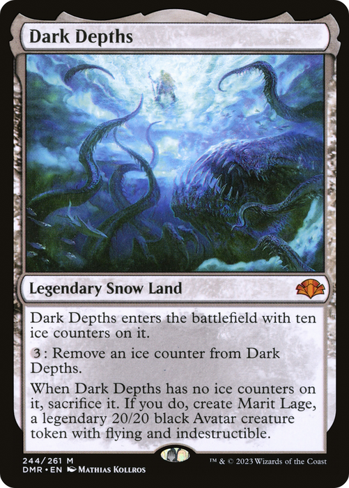 Dark Depths (DMR-244) - mythic: (snow)