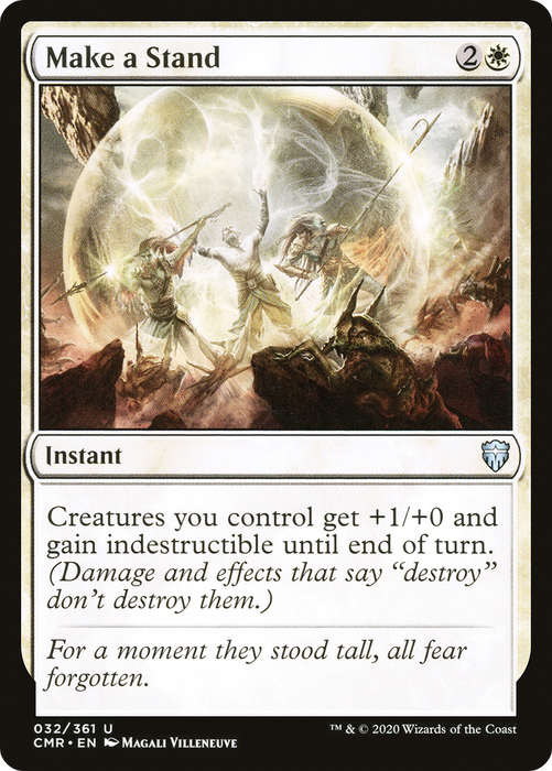 Make a Stand (CMR-032) - uncommon - Foil