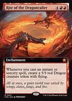 Rite of the Dragoncaller (FDN-467) - mythic: (Extended Art) - Foil