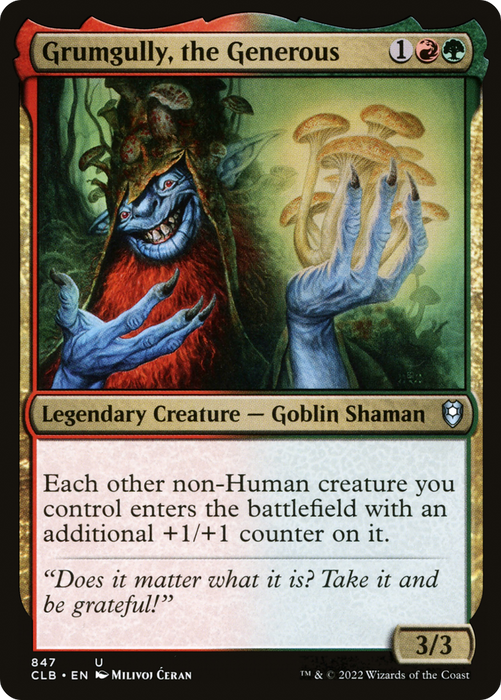 Grumgully, the Generous (CLB-847) - uncommon