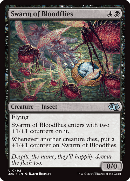 Swarm of Bloodflies (J25-492) - uncommon