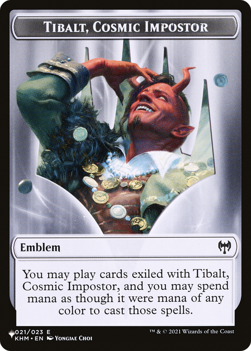 Tibalt, Cosmic Impostor Emblem (PLST-TKHM-21) - common