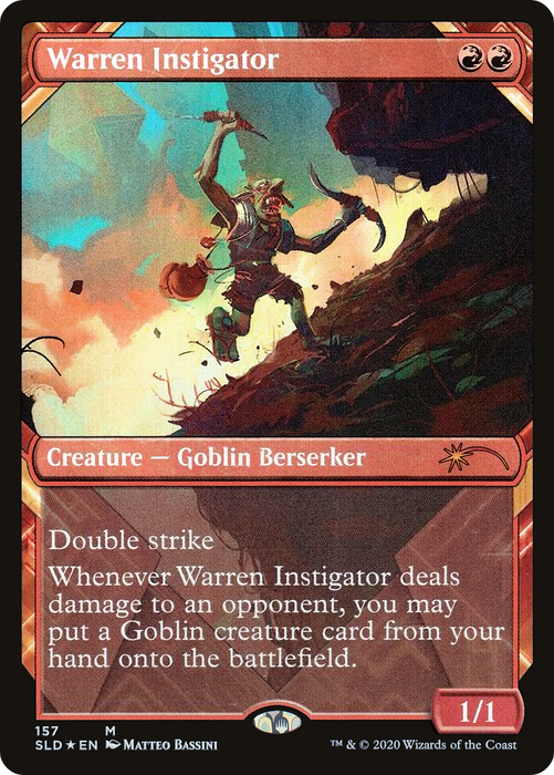 Warren Instigator (SLD-157) - mythic: (Showcase)