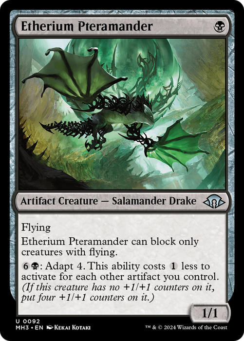 Etherium Pteramander (MH3-092) - uncommon