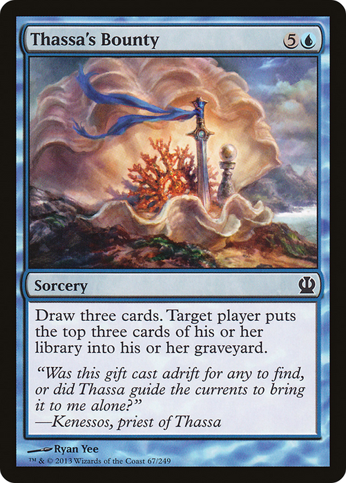 Thassa's Bounty (THS-067) - common - Foil
