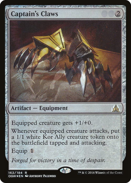 Captain's Claws (OGW-162†) - rare - Foil