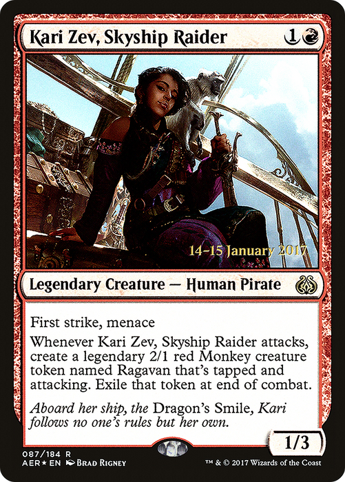 Kari Zev, Skyship Raider (PRE-87S) - rare - Foil